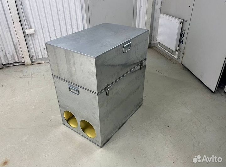 Шумбокс оцинкованный двойной