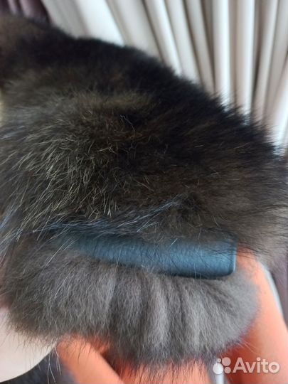 Меховой воротник песец