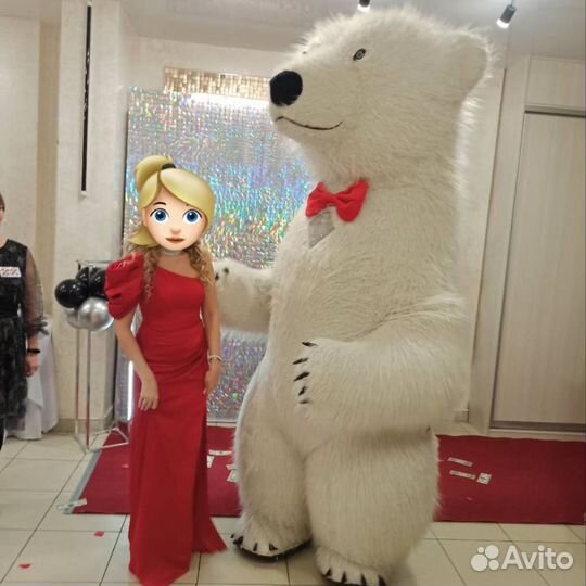 Белый мишка поздравление кинг-конг чебурашка