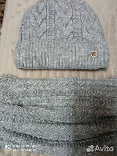 Зимняя шапка и снуд