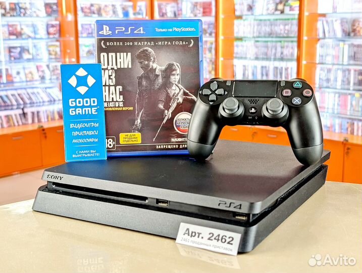 Sony PS4 Slim (500Gb) Гарантия 3 мес. Арт.2462