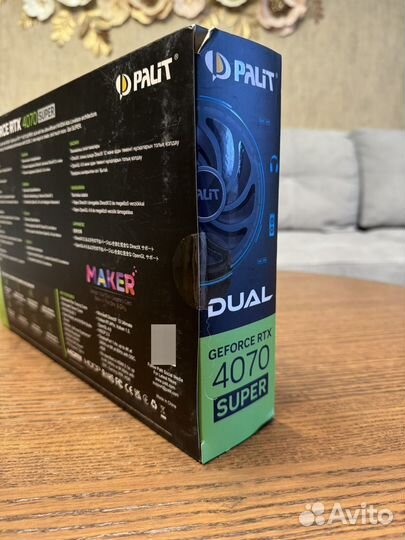 Видеокарта Palit Rtx 4070 Super 12gb