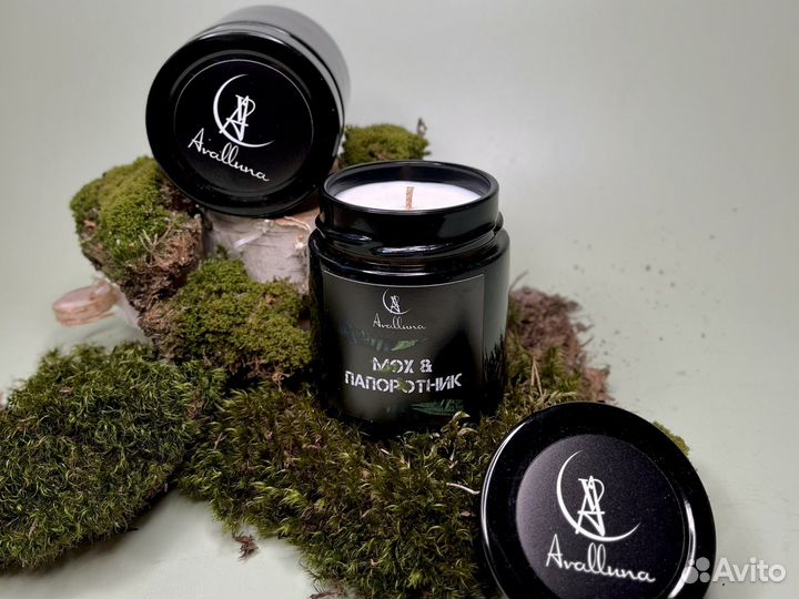 Ароматическая свеча ручной работы