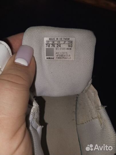 Кеды adidas для девочки 24