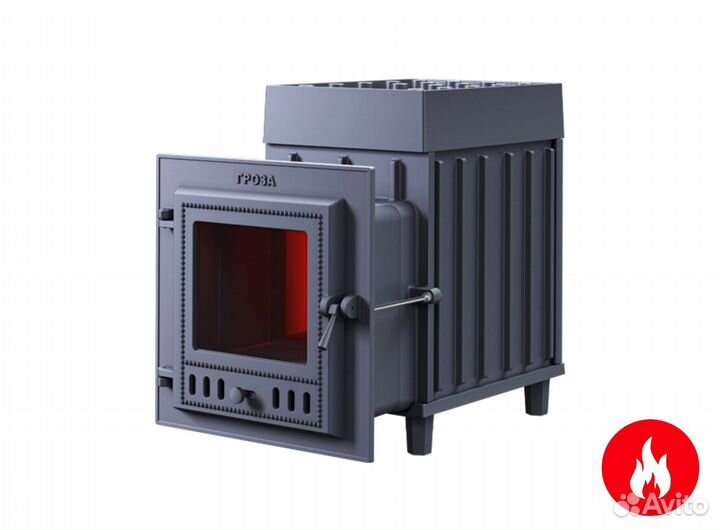 Печь для бани гефест гроза 24 (м )