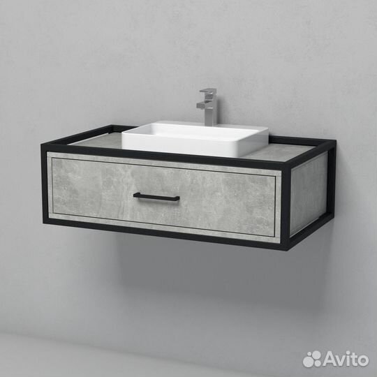 Тумба под раковину лофт