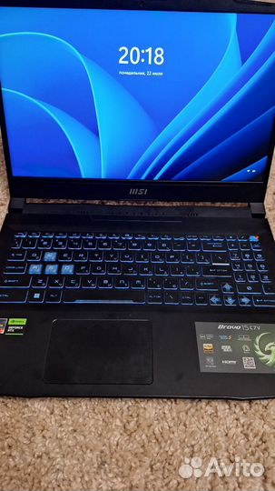 Ноутбук MSI rtx 4060 ti