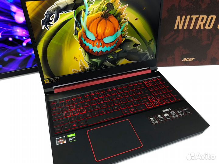 Ноутбук Acer Nitro Ryzen 5,7 Geforce RTX 1050-1650