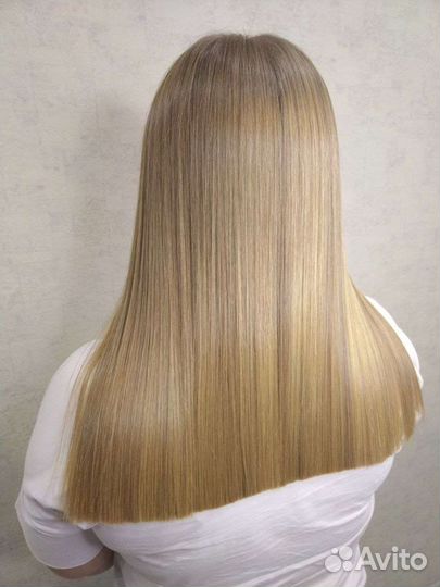 Кератиновое выпрямление волос на дому