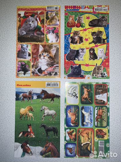 Наклейки животные