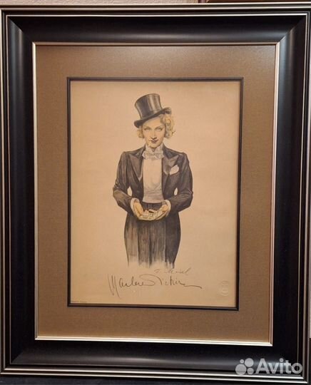 Графика Марлен Дитрих