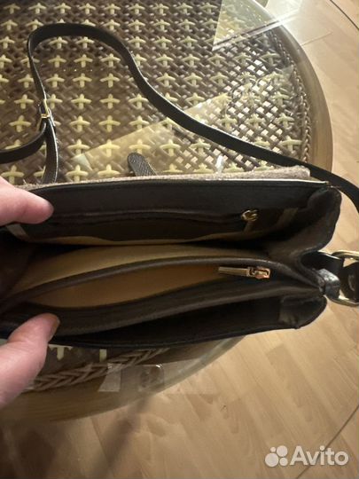 Сумка кожаная abricot кроссбоди