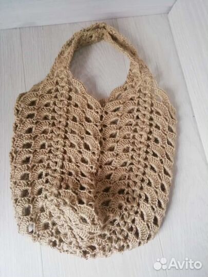 Сумка авоська, Сумка вязаная, Сумка