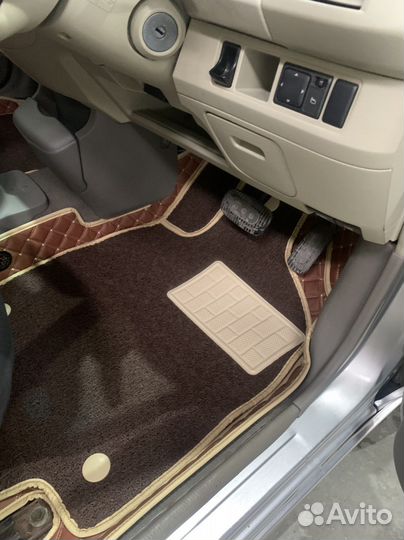 3d коврики из эко кожи для Nissan March