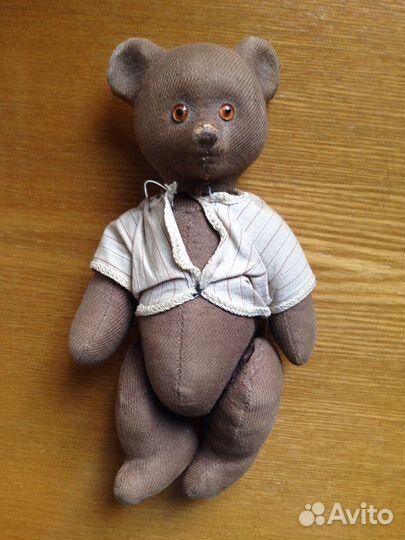 Мишка старинный 15см, винтаж, СССР