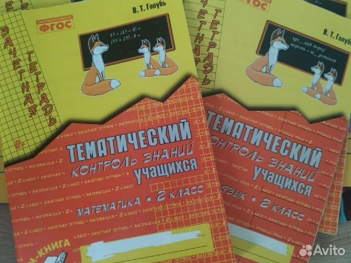 Тематический контроль. Рабочие тетради 2-4 классы