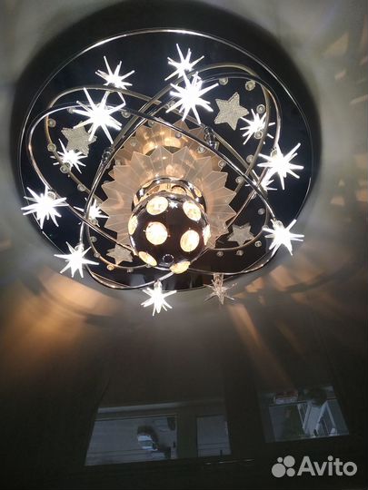 Люстра потолочная светодиодная с пультом