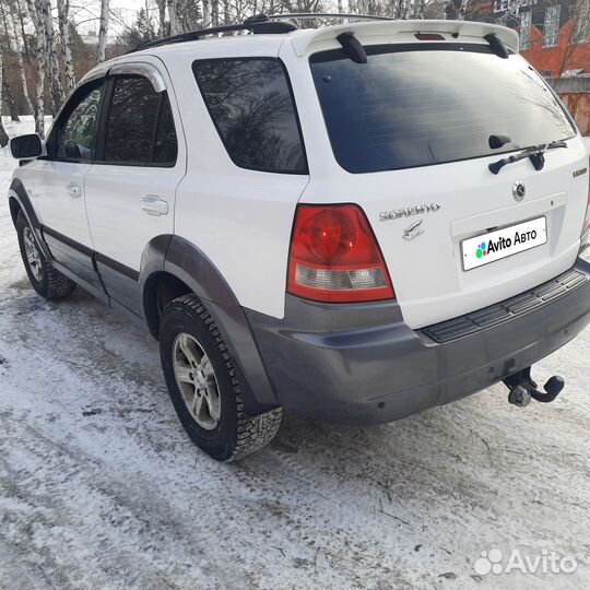Kia Sorento 2.5 AT, 2002, 280 000 км