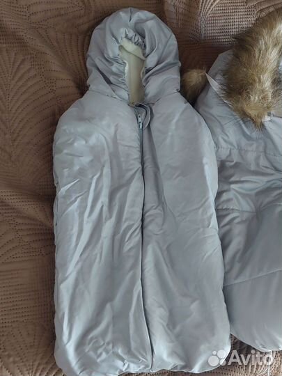 Конверт на выписку и в коляску зимний