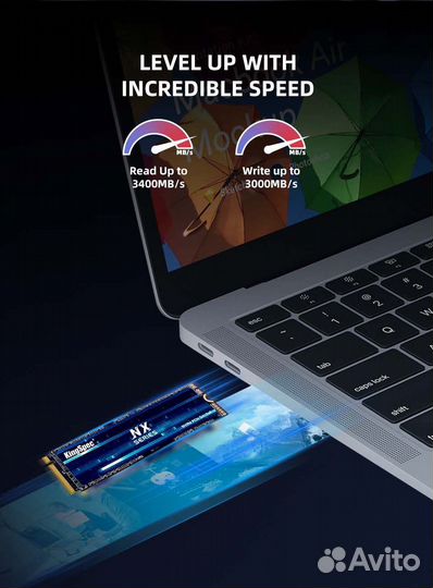 SSD M.2 NVMe KingSpec 512gb (NX-Series) 3500 MB/s