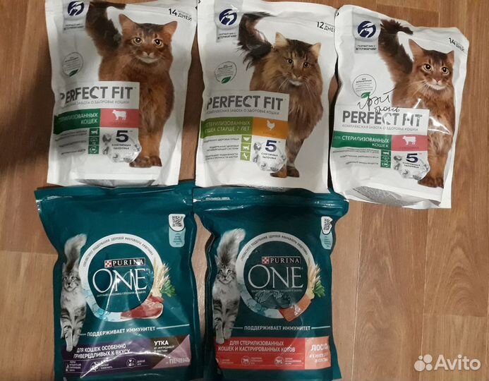 Влажный корм для кошек пёрфикт, royal canin,сухой