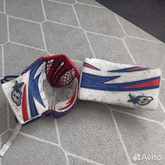 Хоккейная вратарская ловушка и блин brains