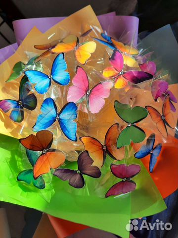 Букет с бабочками