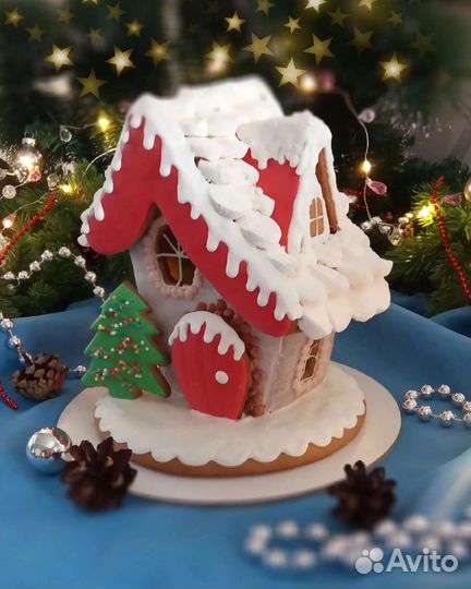 Пряники. Подарок на Новый год. Пряничные домики