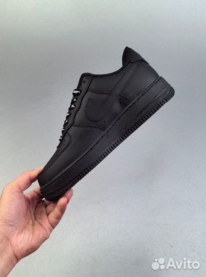 Кроссовки nike air force 1 low x supreme black