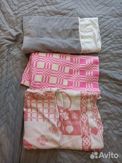 Плед покрывало одеяло байковое детское