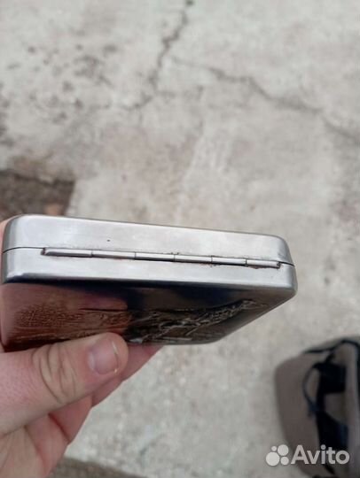 Портсигар Дутыш Редкий Собаки Гончие Нержавейка