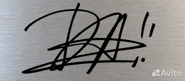 Диана Арбенина Ночные Снайперы автограф на металле