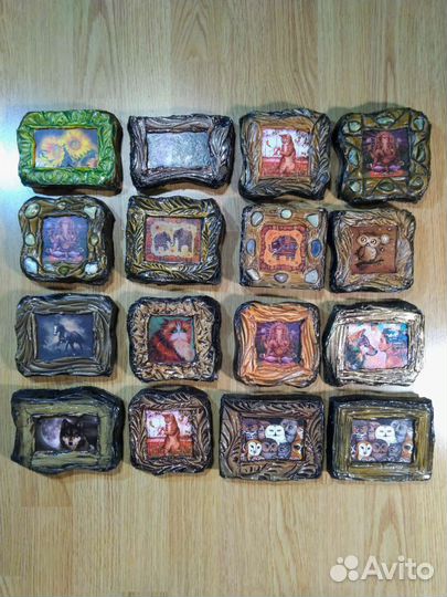 Магнитики-обьёмные ручной работы