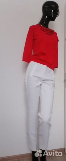 Джемпер алый новый