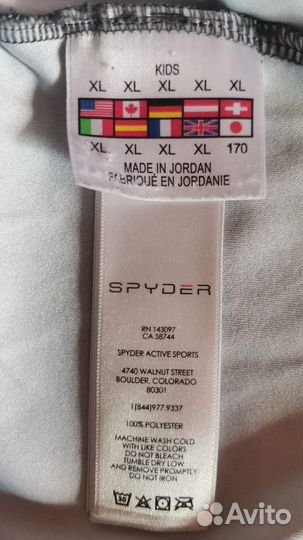 Велосипедная кофта spyder