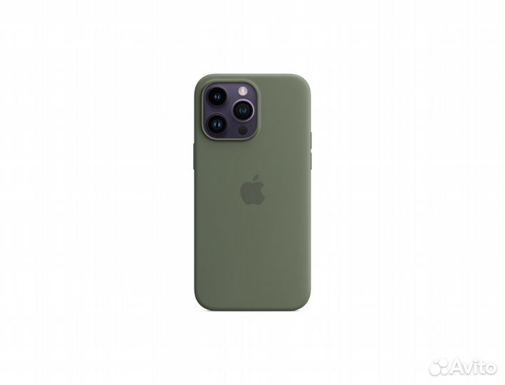 Чехол Apple iPhone 14 Pro Silicone Case оливковый