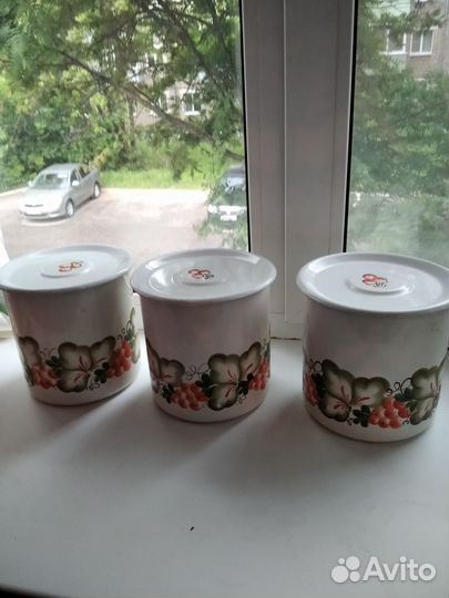 Набор банок для сыпучих продуктов