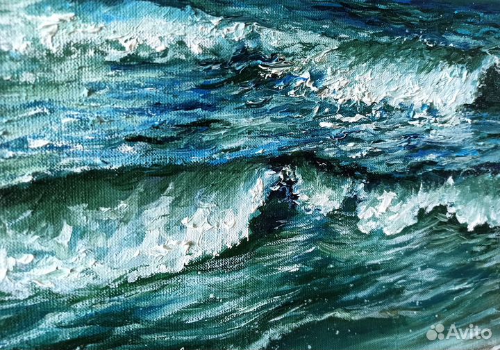 Картина маслом Море
