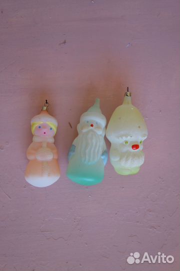 Игрушки на елку, сосульки и др. СССР