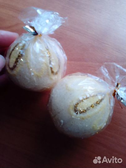 Свечи новогодние золотые