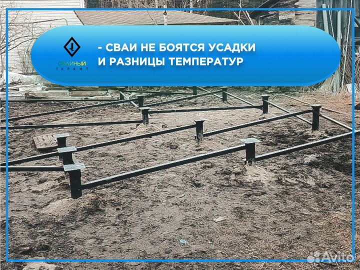 Винтовые сваи под ключ монтаж установка