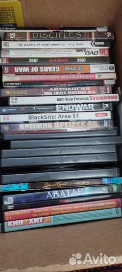 Диски кино игры кейс