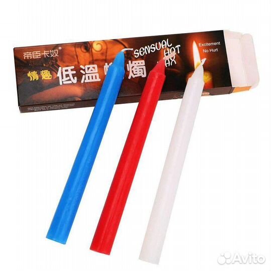 Набор низкотемпературных свечей Sensual Hot Wax