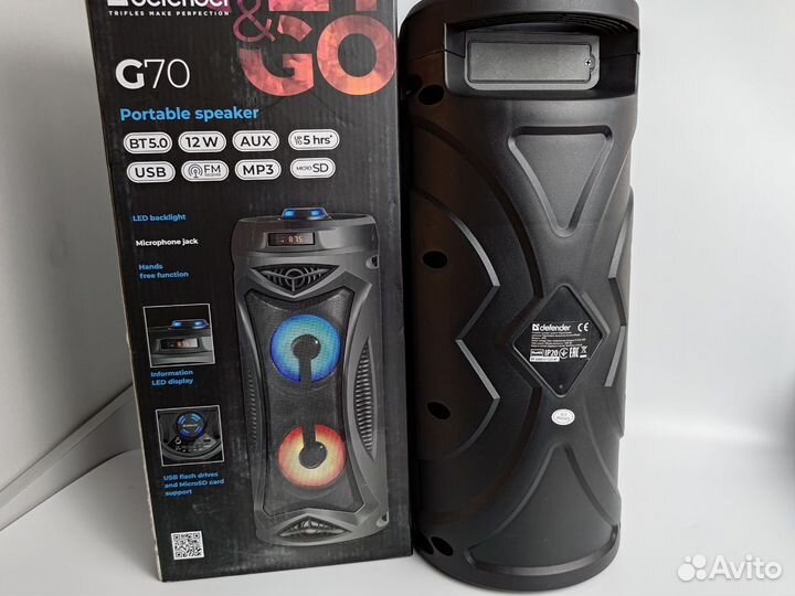 Bluetooth Колонка Defender G70 Black