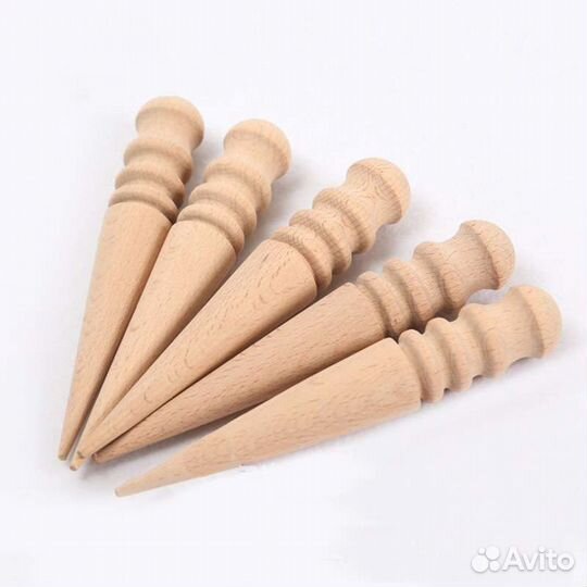 Сликер деревянный для полировки края кожи