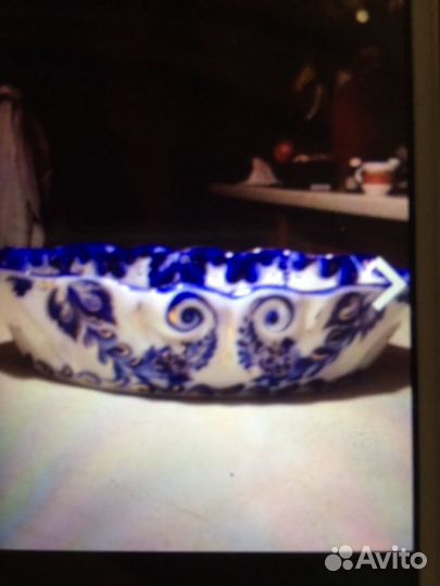 Блюдца/Гжель.Посуда.лфз