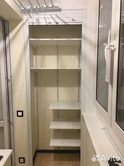 Шкаф с рольставнями на балкон на заказ с гарантией