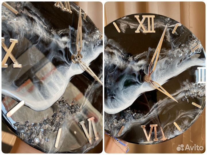 Часы из эпоксидной смолы, мастер-классы по смоле