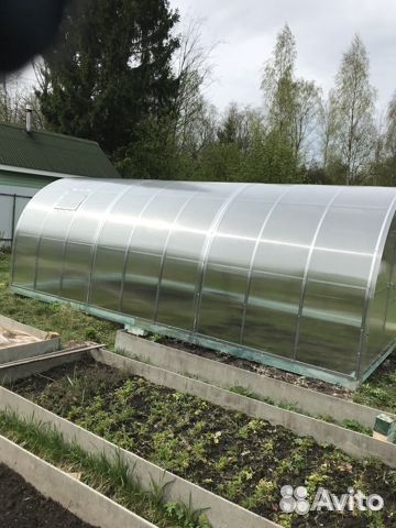 Теплицы из поликарбоната. Арочные, Капельки