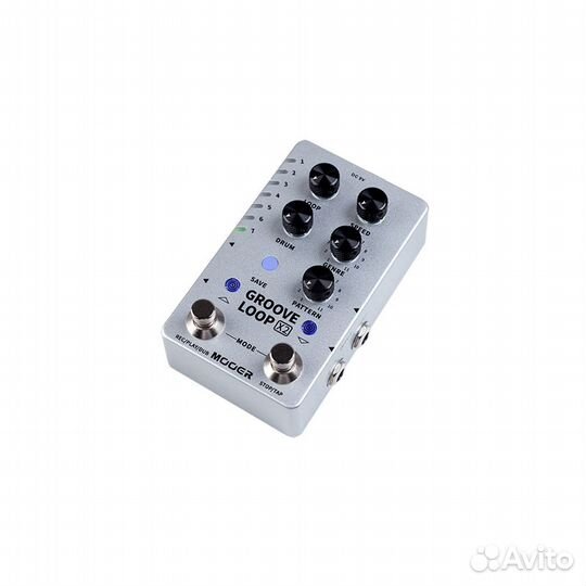 Педаль лупер с драм-машиной Mooer Groove Loop X2